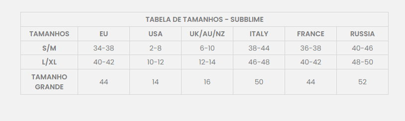 Conjunto Subblime