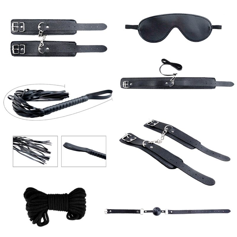 Kit BDSM 8 Peças