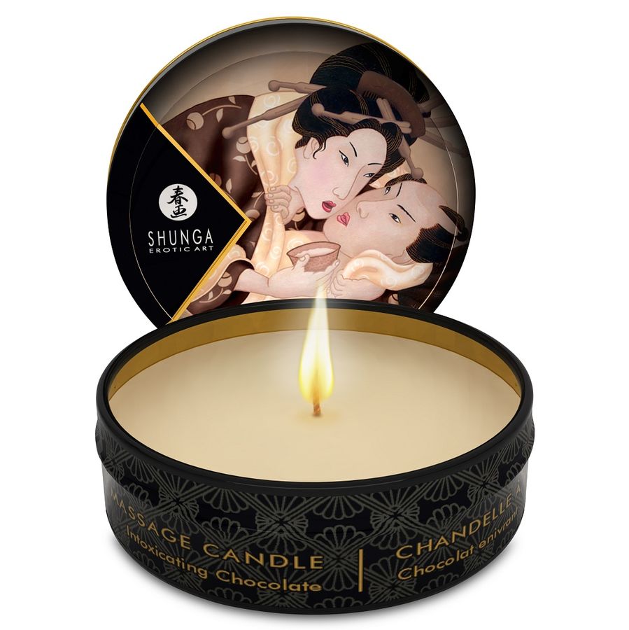 Velas de massagem