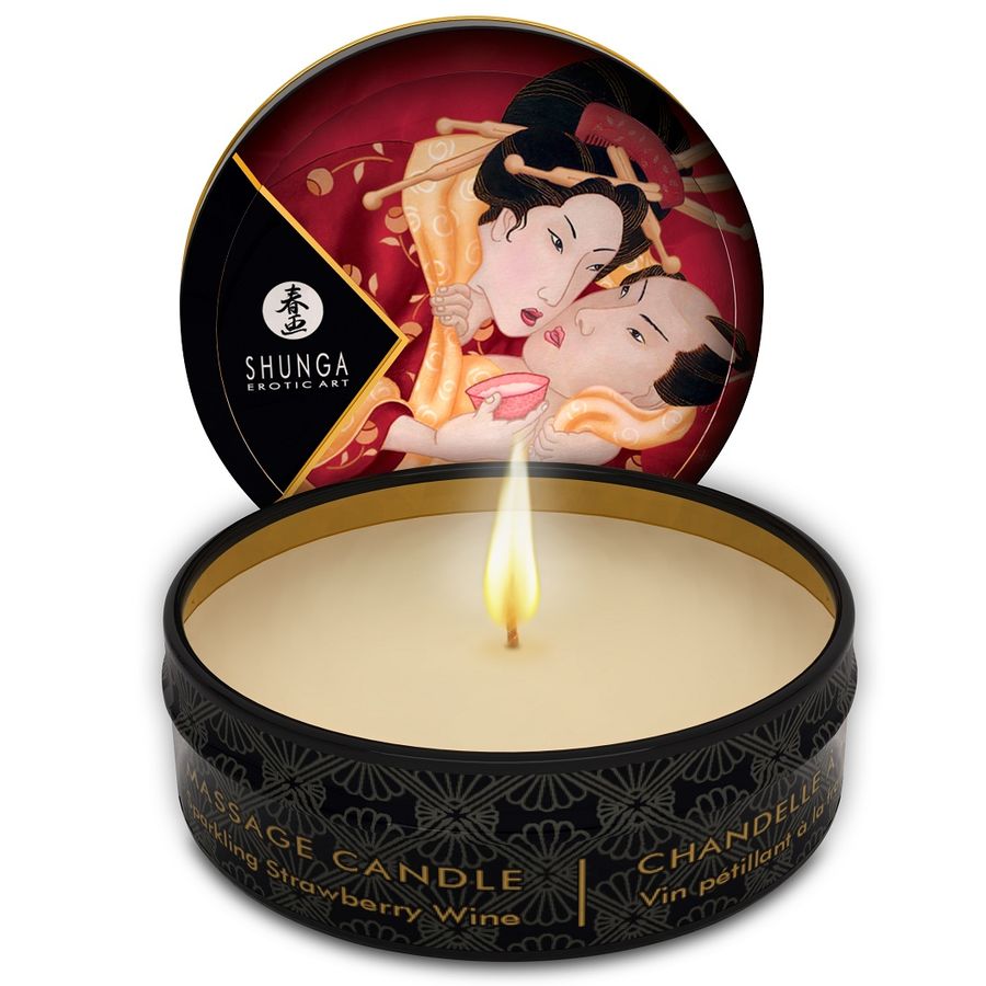 Velas de massagem