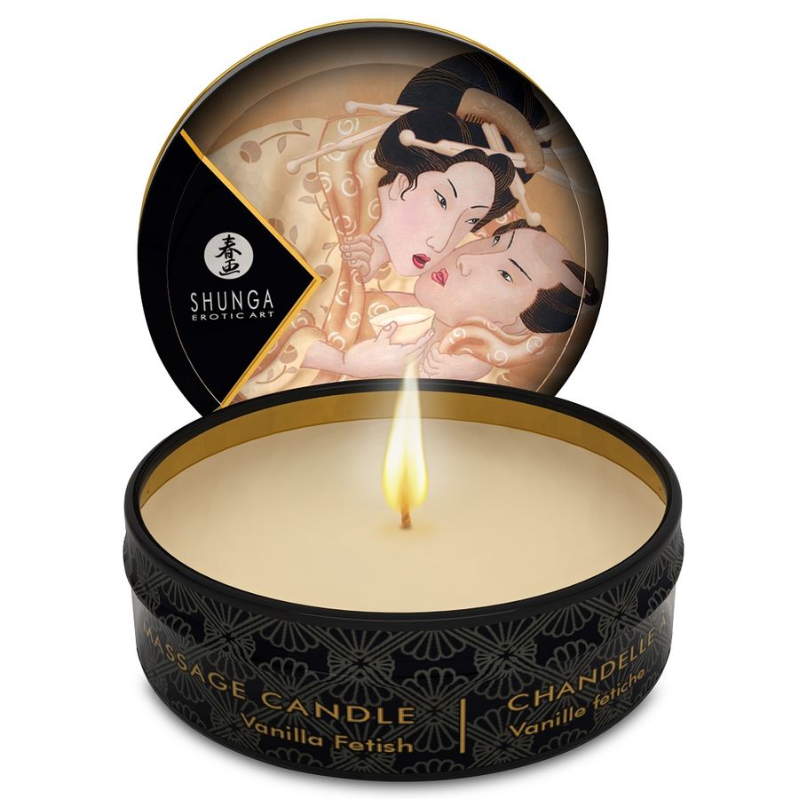 Velas de massagem