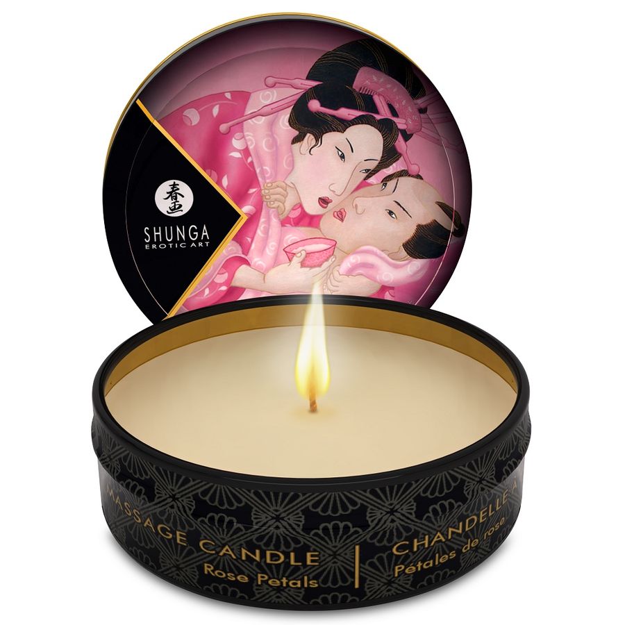 Velas de massagem