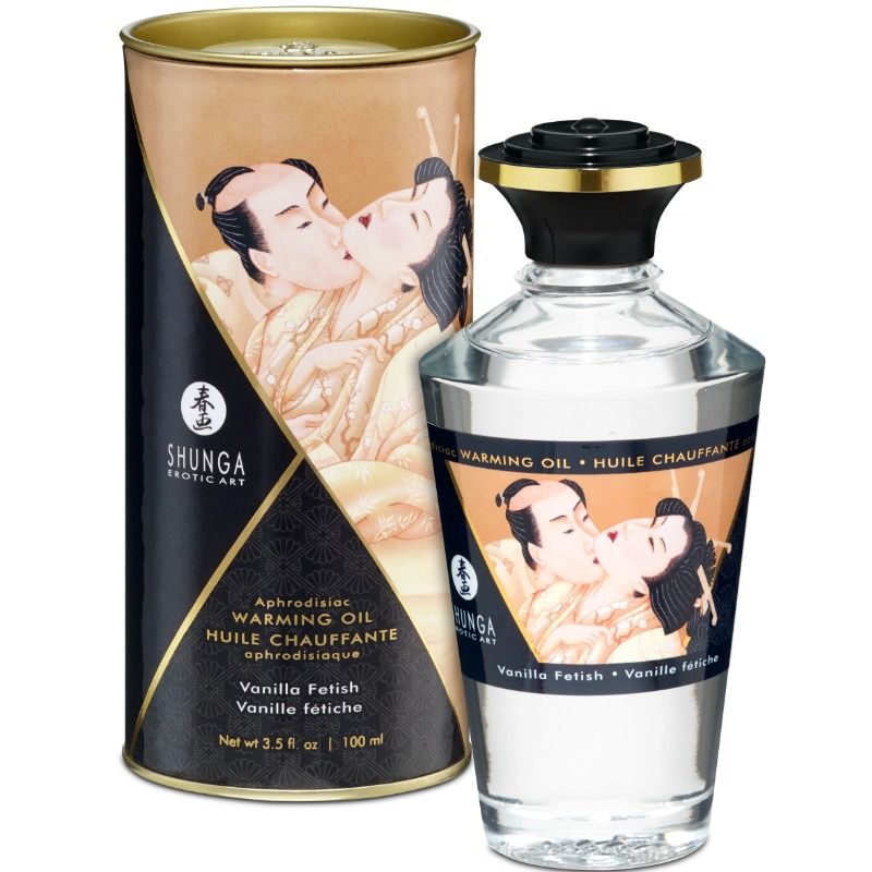 Óleo de massagem efeito calor