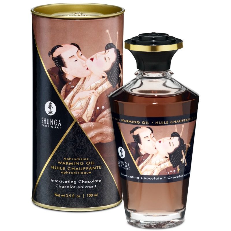 Óleo de massagem efeito calor
