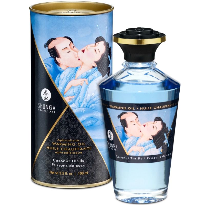 Óleo de massagem efeito calor