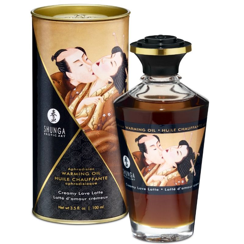 Óleo de massagem efeito calor