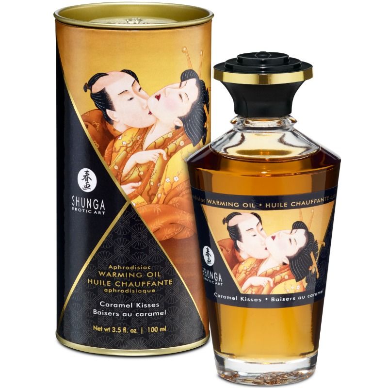 Óleo de massagem efeito calor